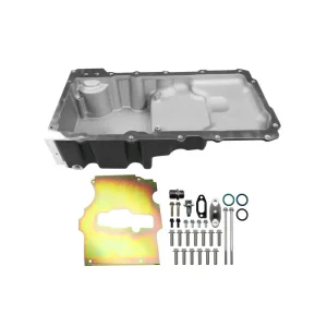 FiTech Plus LS Swap Oil Pan Medium Profile Black, 6.25L w/Filter Capacity 130202