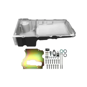 FiTech Plus LS Swap Oil Pan Standard Profile Black 6.00L w/Filter Capacity 130201