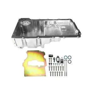 FiTech Plus LS Swap Oil Pan Medium Profile Polished, 6.25L w/Filter Capacity 130102
