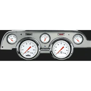 Classic Instruments White Hot Mustang 67-68 5 Gauge Brushed Aluminum MU67WHBA