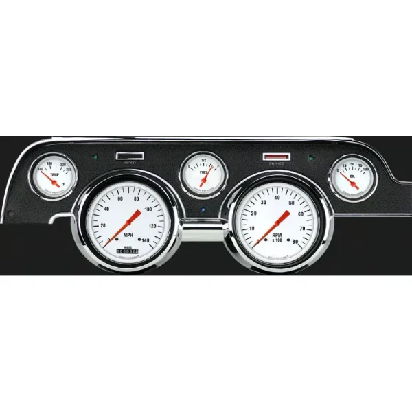 Classic Instruments White Hot Mustang 67-68 5 Gauge MU67WH