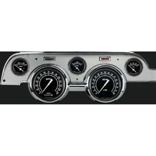 Classic Instruments Traditional Mustang 67-68 5 Gauge Brushed Aluminum MU67TRBA