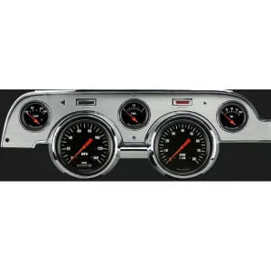 Classic Instruments Hot Rod Mustang 67-68 5 Gauge Brushed Aluminum MU67HRBA