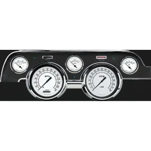 Classic Instruments Classic White Mustang 67-68 5 Gauge MU67CW