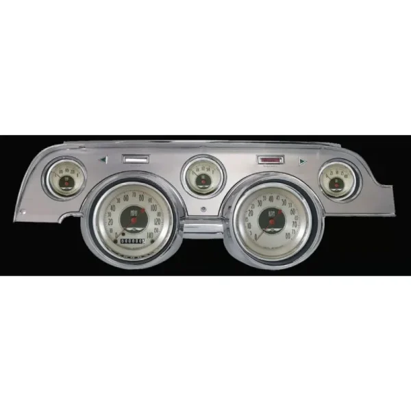 Classic Instruments American Nickel Mustang 67-68 5 Gauge Brushed Aluminum MU67ANBA