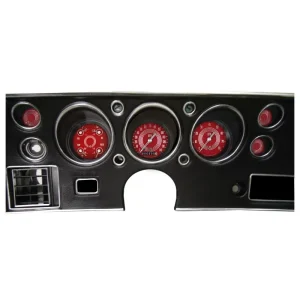 Classic Instruments V8 Red Steelie 1970-72 Chevelle SS Package CV70V8RS