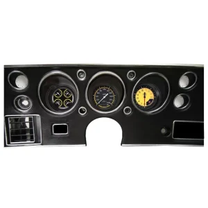 Classic Instruments Autocross Yellow 1970-72 Chevelle SS Package CV70AXY
