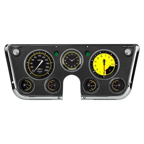 Classic Instruments Autocross Yellow Chevy/GMC Truck OLED CT67DAXY