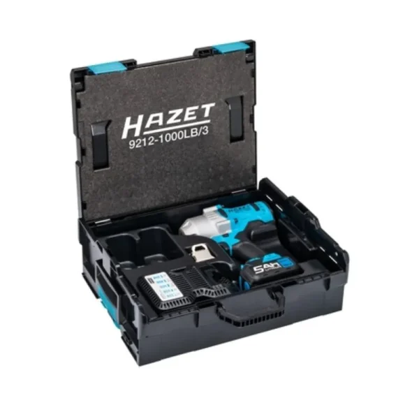 Hazet Cordless Impact Wrench 3 Pc Kit 9212-1000Lb/3