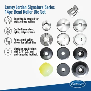 Jamey Jordan Signature Series Bead Roller Die Set 14pc