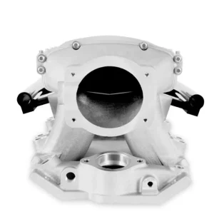 Holley SBC Hi-Ram Intake Manifold 95mm EFI Front-Feed Natural Finish 300-951