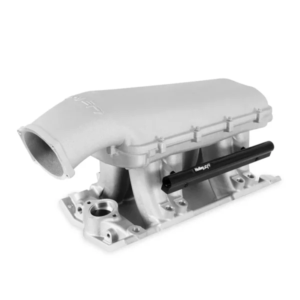 Holley SBC Hi-Ram Intake Manifold 105mm EFI Top-Feed Natural Finish 300-950
