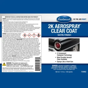 Eastwood 2k AeroSpray Spray Paint Satin Clear