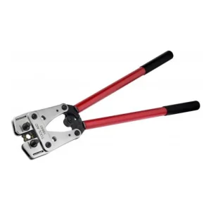 S&G Tool Aid Terminal Crimper with Rotating Die Set for 8-4/0 AWG Uninsulated Terminals 18840