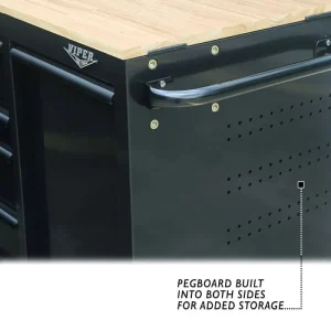 Viper Tool Storage 60-in 7-Drawer Workstation, Black V6007WSBLR
