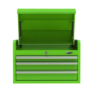 Viper Tool Storage 26-in 3-Drawer Top Chest, Lime Green LB2603CSC