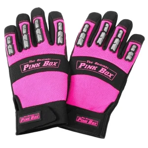 The Original Pink Box Work Gloves, Pink, Large PBWGL