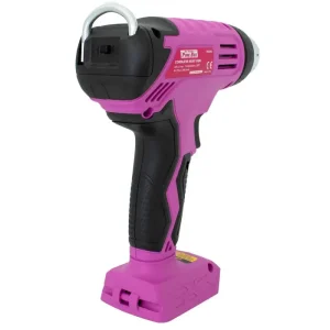 The Orignal Pink Box 20V Lithium-Ion Cordless Heat Gun with 2Ah Battery, Pink PB20VHG_2Ah_CHRGR