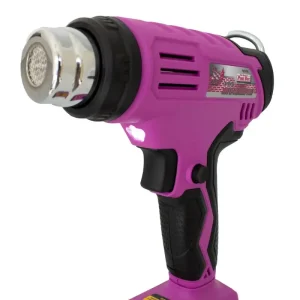 The Orignal Pink Box 20V Lithium-Ion Cordless Heat Gun with 2Ah Battery, Pink PB20VHG_2Ah_CHRGR