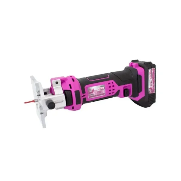 The Original Pink Box 20V Lithium-Ion Cordless Rotary Cutter with 2Ah Battery, Pink PB20VRCT_2Ah_CHR