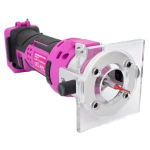 The Original Pink Box 20V Lithium-Ion Cordless Rotary Cutter with 2Ah Battery, Pink PB20VRCT_2Ah_CHR