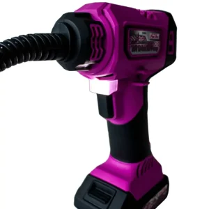 The Original Pink Box 20V Lithium-Ion Cordless Portable Air Pump with 2Ah Battery, Pink PB20VAP_2AH