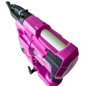 The Original Pink Box 20V Lithium-Ion Cordless Brad Nailer with 2Ah Battery, Pink PB20VNG_2AH_CHRGR