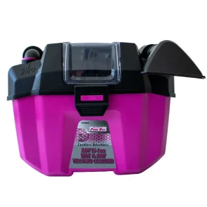 The Original Pink Box 20V Lithium-Ion 2.6-Gallon Brushless Cordless Wet Dry Vacuum, with 2Ah Battery