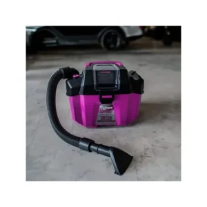 The Original Pink Box 20V Lithium-Ion 2.6-Gallon Brushless Cordless Wet Dry Vacuum, with 2Ah Battery