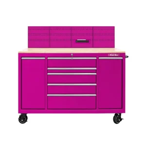 The Original Pink Box 60-in 7-Drawer Workstation, Pink PB6007WSR