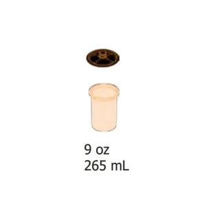 Devilbiss DeKups Evo 9 oz Cup – 125 Micron Lid 50 pc Kit 802220