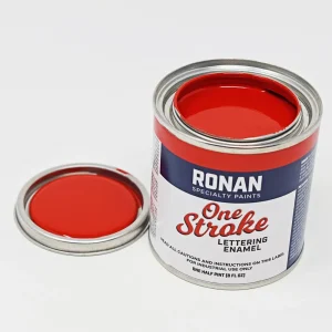 Ronan One Stroke Pin Striping Enamel Cherry Red 1/2 Pint