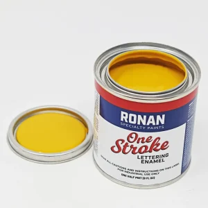 Ronan One Stroke Pin Striping Enamel Imitation Gold 1/2 Pint