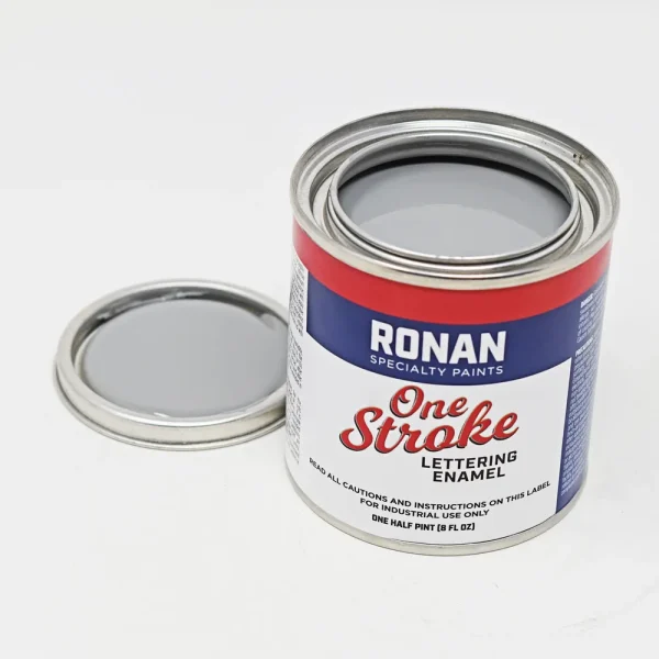 Ronan One Stroke Pin Striping Enamel Light Gray 1/4 Pint