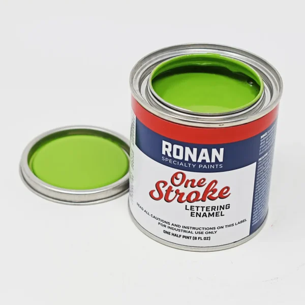 Ronan One Stroke Pin Striping Enamel Light Green 1/4 Pint