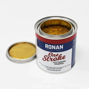 Ronan One Stroke Pin Striping Enamel Gold Metallic 1/4 Pint