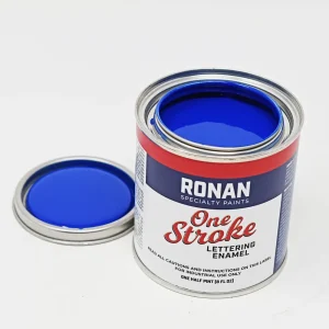 Ronan One Stroke Pin Striping Enamel Light Blue 1/4 Pint