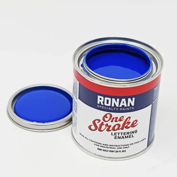 Ronan One Stroke Pin Striping Enamel Light Blue 1/4 Pint