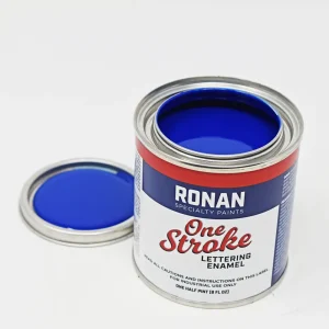 Ronan One Stroke Pin Striping Enamel Brilliant Blue 1/4 Pint