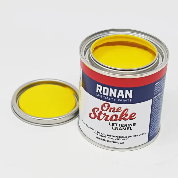 Ronan One Stroke Pin Striping Enamel Medium Yellow 1/4 Pint