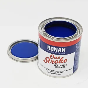 Ronan One Stroke Pin Striping Enamel Dark Blue 1/4 Pint