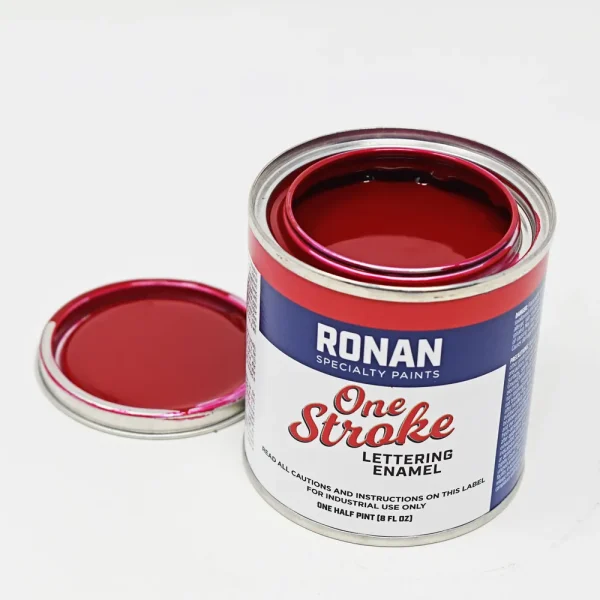 Ronan One Stroke Pin Striping Enamel Rubine Red Transp. Base 1/4 Pint