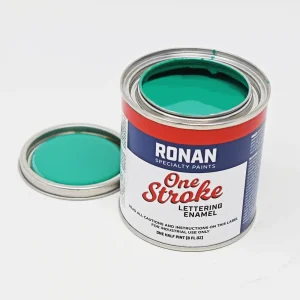 Ronan One Stroke Pin Striping Enamel Process Green 1/4 Pint