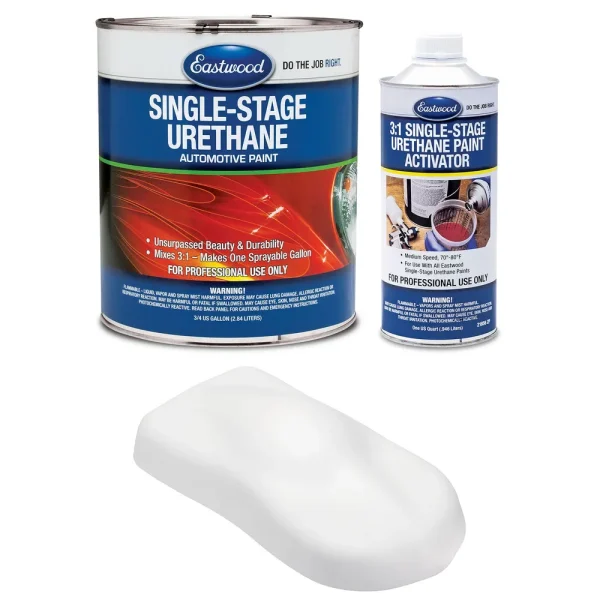 Eastwood Rat Rod Matte White 3:1 Single Stage Automotive Car Paint