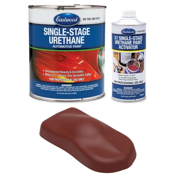 Eastwood Rat Rod Matte Red Oxide 3:1 Single Stage Automotive Car Paint