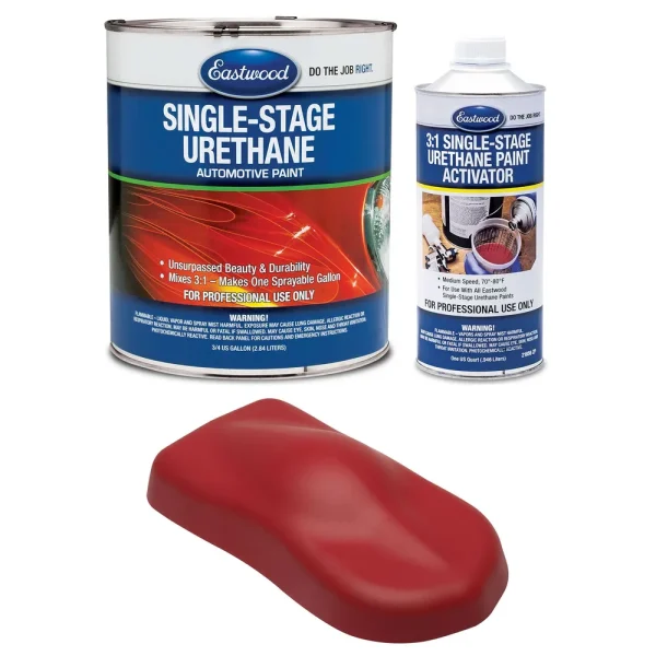Eastwood Rat Rod Matte Red 3:1 Single Stage Automotive Car Paint