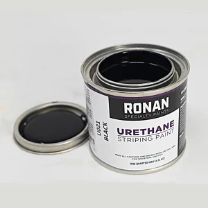 Ronan One Stoke Pin Striping Urethane Black Quarter Pint