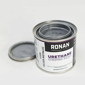 Ronan One Stoke Pin Striping Urethane Silver Metallic Quarter Pint