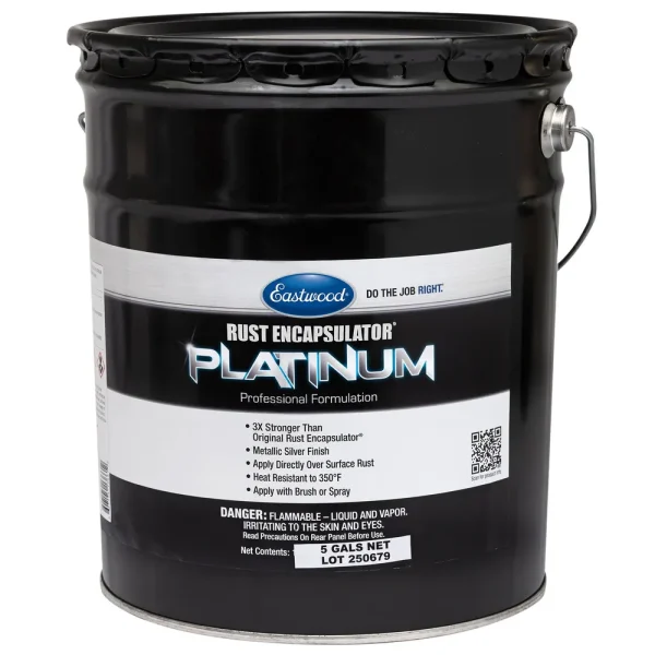 Eastwood Rust Encapsulator Platinum- 5 Gallon- Matte Silver