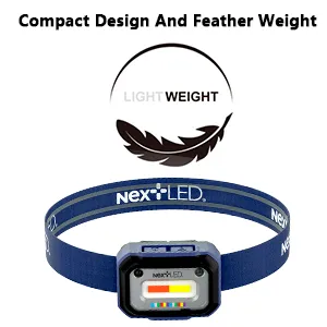 NextLED Professional CRI 95+ Rechargeable Detailing Headlamp with Motion Sensor – NT-2143C-B